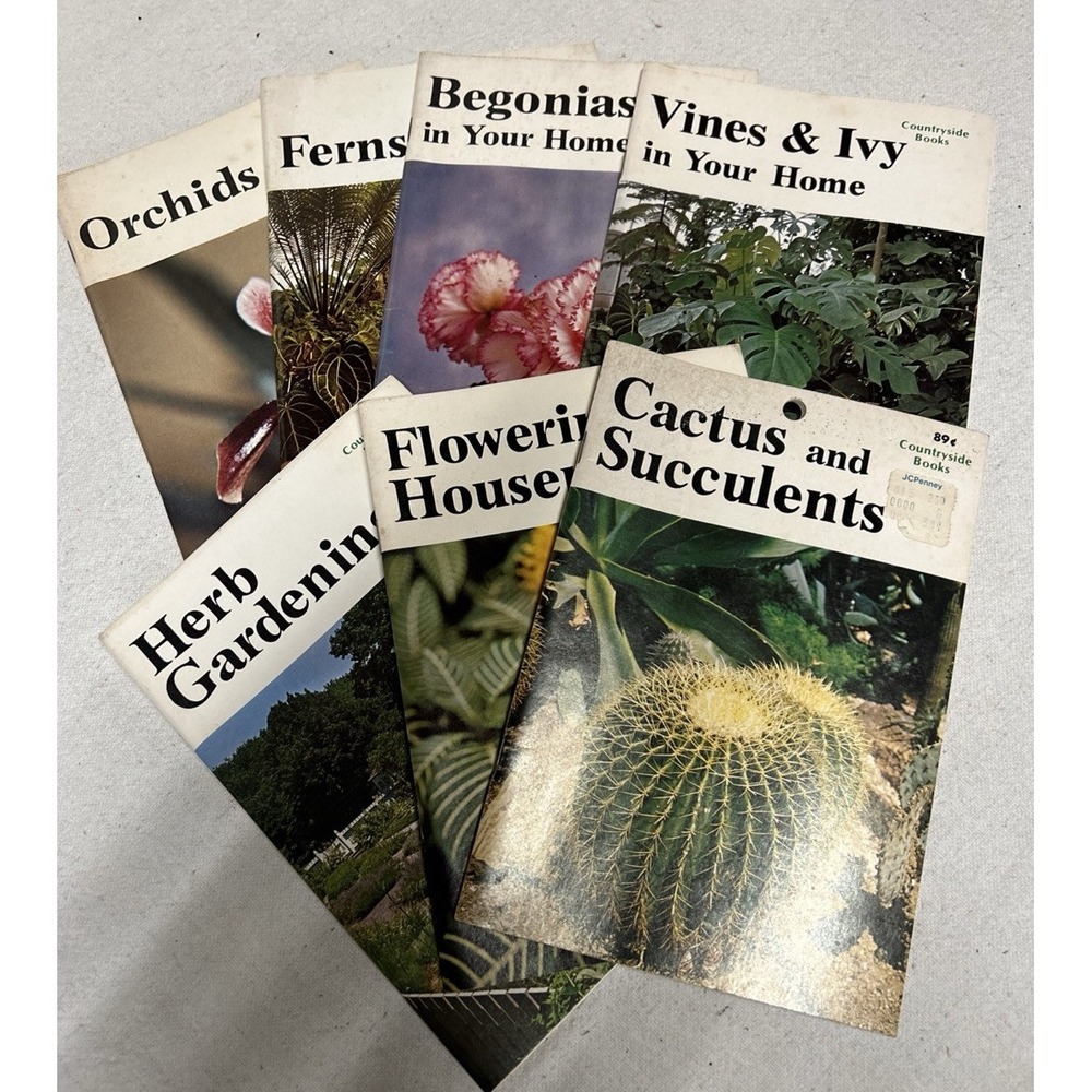 Gardening Guides VINTAGE Book 1970'S Garden And Houseplants‎ Countryside Books